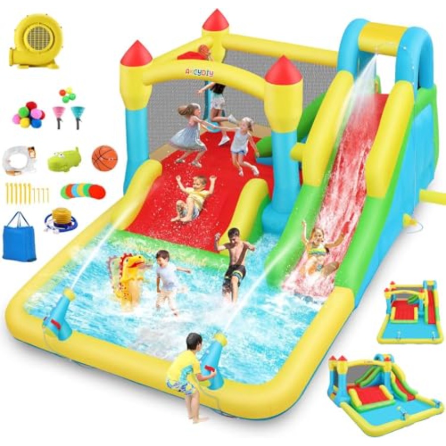 Kids Outdoor Inflatable Water Slide - Outdoor/Indoor inflatable water bounce house for