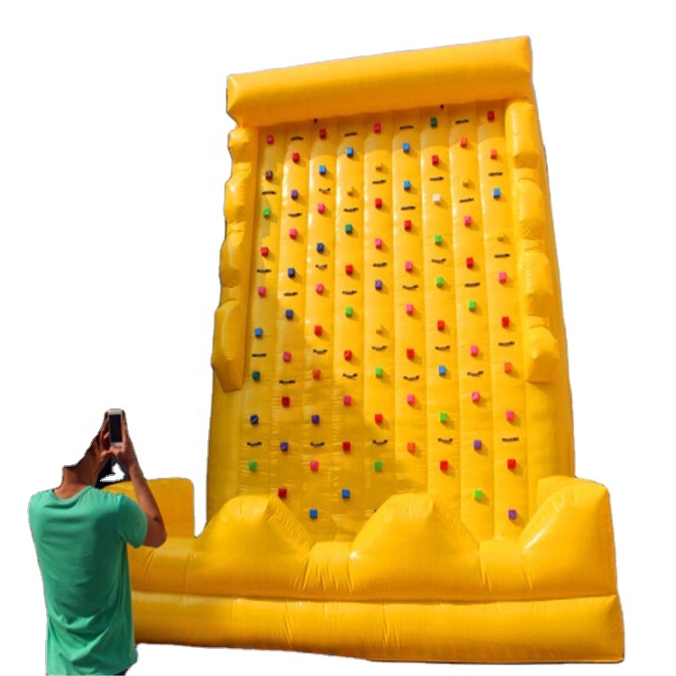 Kids Outdoor Climbing Equipment - Inflatable Rock Climbing Wall, PVC Material