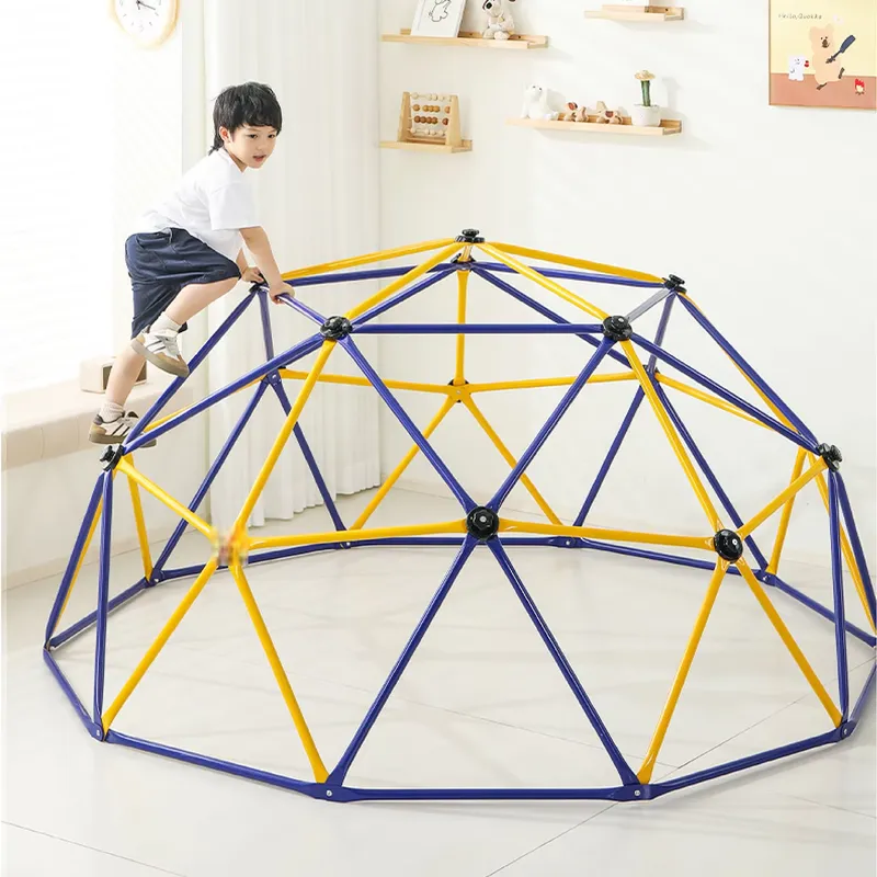 Kids Outdoor Jungle Gym Dome - 10FT Geometric Dome Climbing Set for