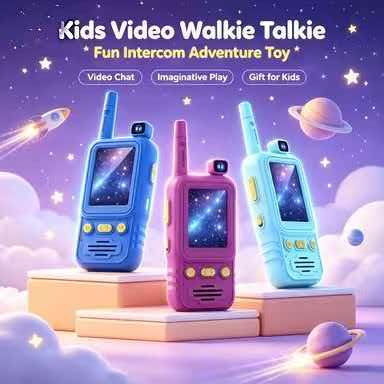 Kids Outdoor Videos - Kids Video Walkie Talkie Toy, Real‑Time