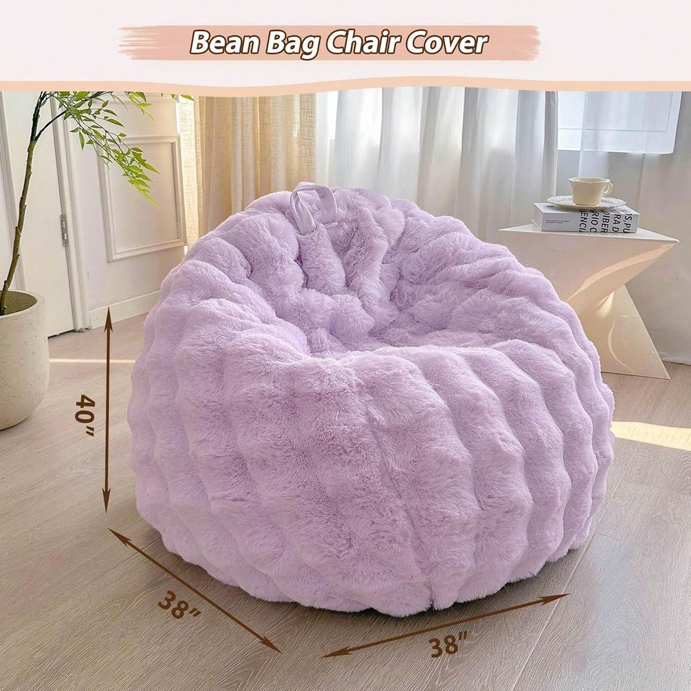 Faux Rabbit Fur Bean Bag Cover - đánh giá và giá Kids Outdoor Bean Bag
