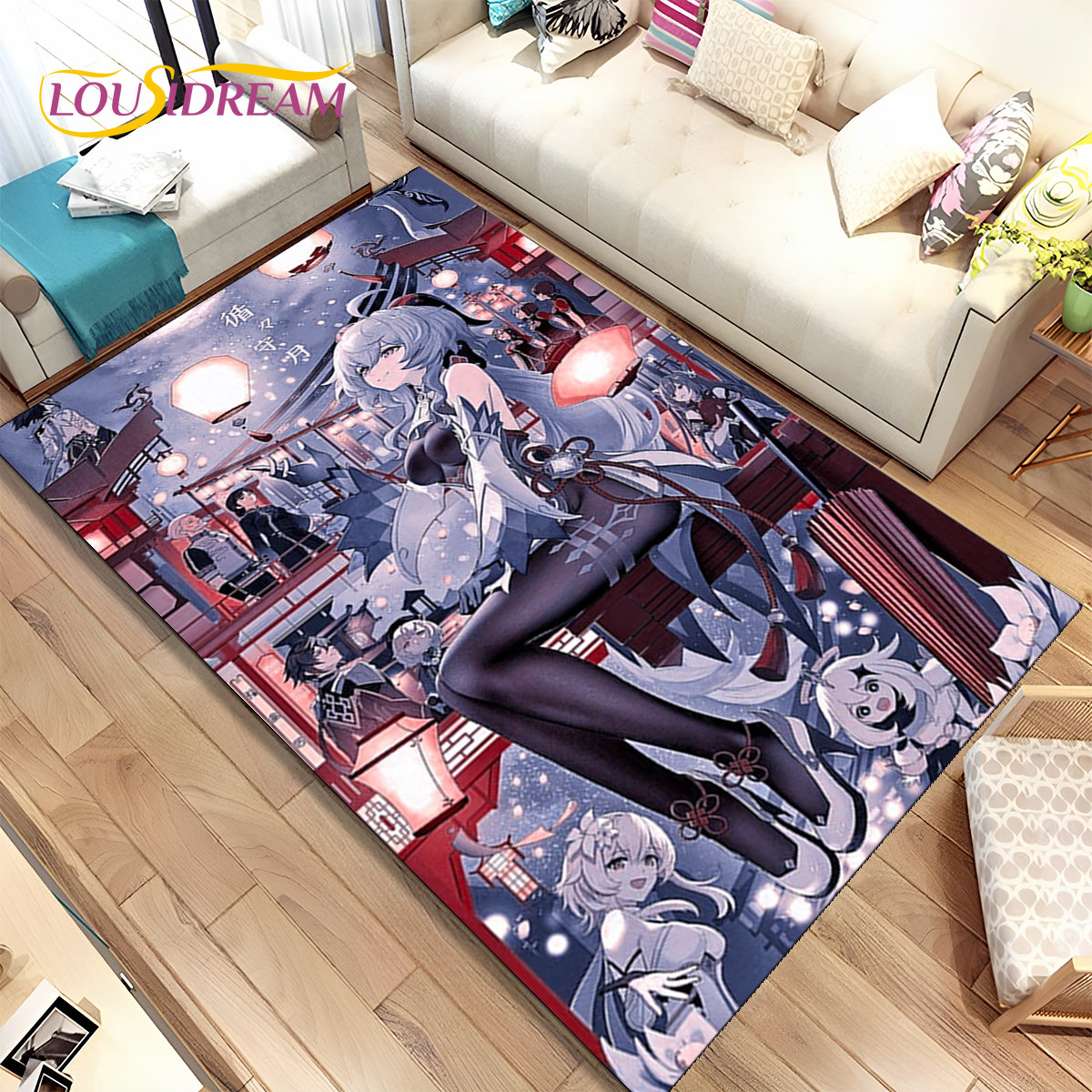 Genshin Impact Cartoon Game Ar - đánh giá và giá Kids Outdoor Mat