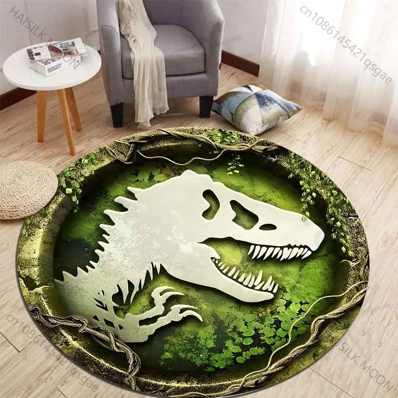 HD 3D Dinosaur Print Round Rug - đánh giá và giá Kids Outdoor Mat