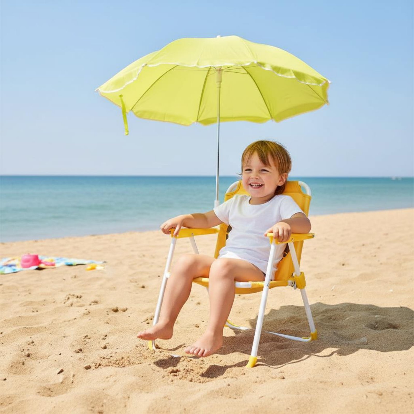 Kids Beach Chair with Umbrella - đánh giá và giá Kids Outdoor Umbrella Chair