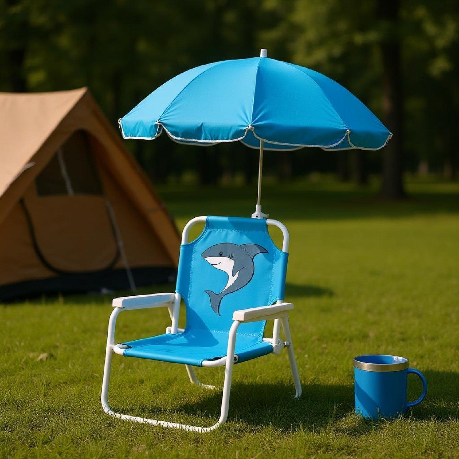 Kids Beach Chair with Umbrella - đánh giá và giá Kids Outdoor Umbrella Chair