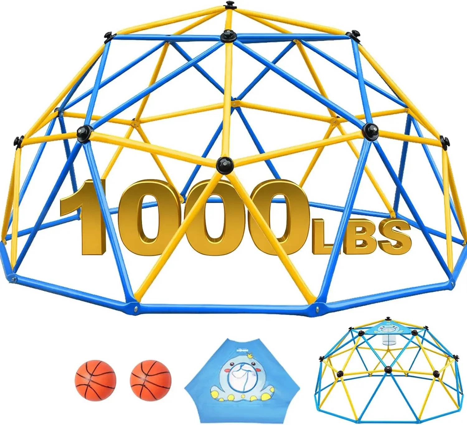 Zupapa 10FT Climbing Dome, Out - đánh giá và giá Kids Outdoor Jungle Gym Dome
