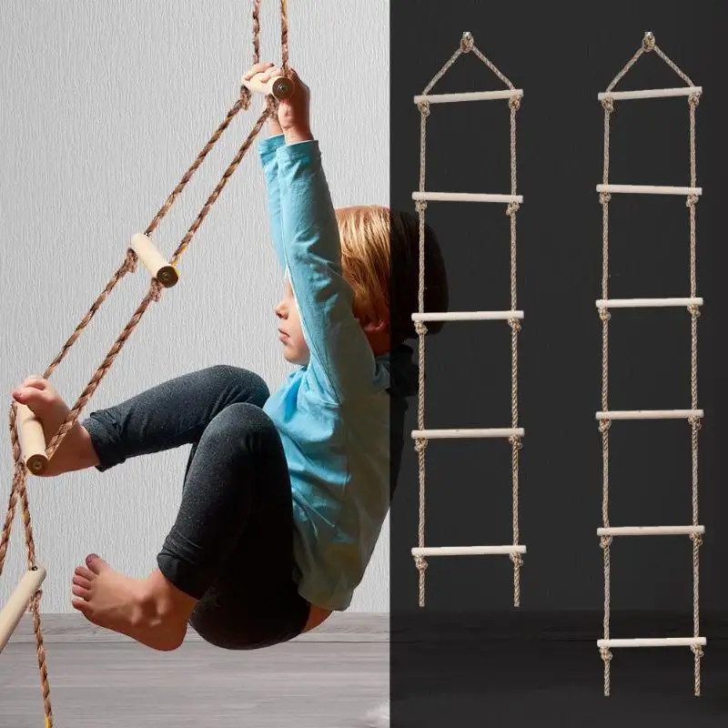 Kids Wooden Ladder Outdoor Act - đánh giá và giá Kids Outdoor Climbing Equipment