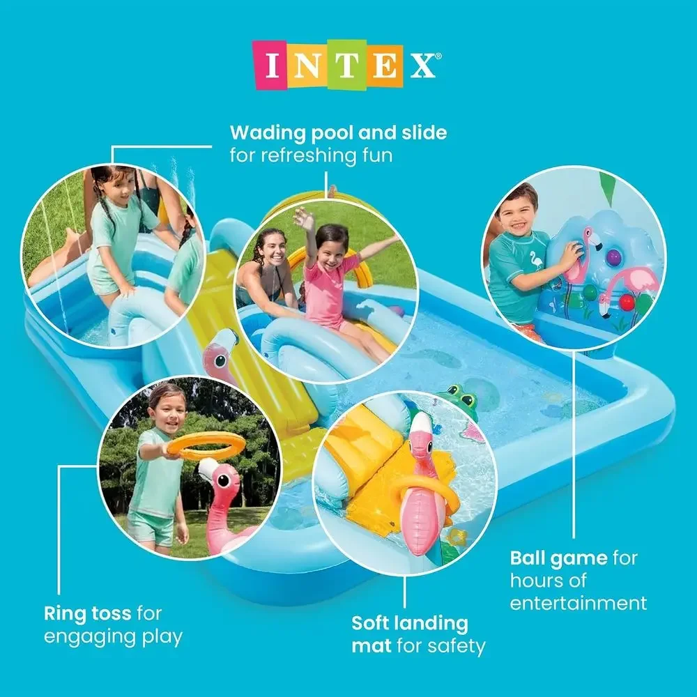 Inflatable Jungle Adventure Pl - đánh giá và giá Kids Outdoor Inflatable Water Slide