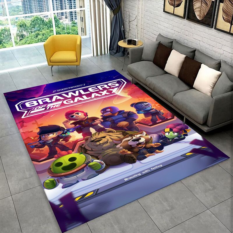 Cartoon B-Brawl Game Non-Slip  - đánh giá và giá Kids Outdoor Mat
