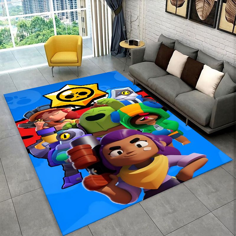 Cartoon B-Brawl Game Non-Slip  - đánh giá và giá Kids Outdoor Mat