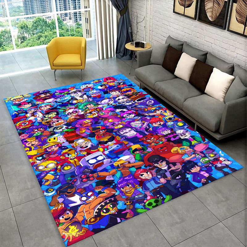 Cartoon B-Brawl Game Non-Slip  - đánh giá và giá Kids Outdoor Mat