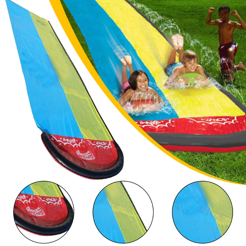 Games Center Backyard Children - đánh giá và giá Kids Outdoor Inflatable Water Slide