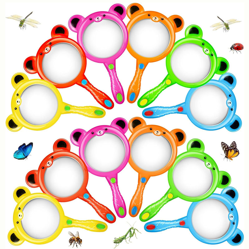 3PCS Cartoon Cute Hand Lens Ma - đánh giá và giá Kids Outdoor Explorer Kit