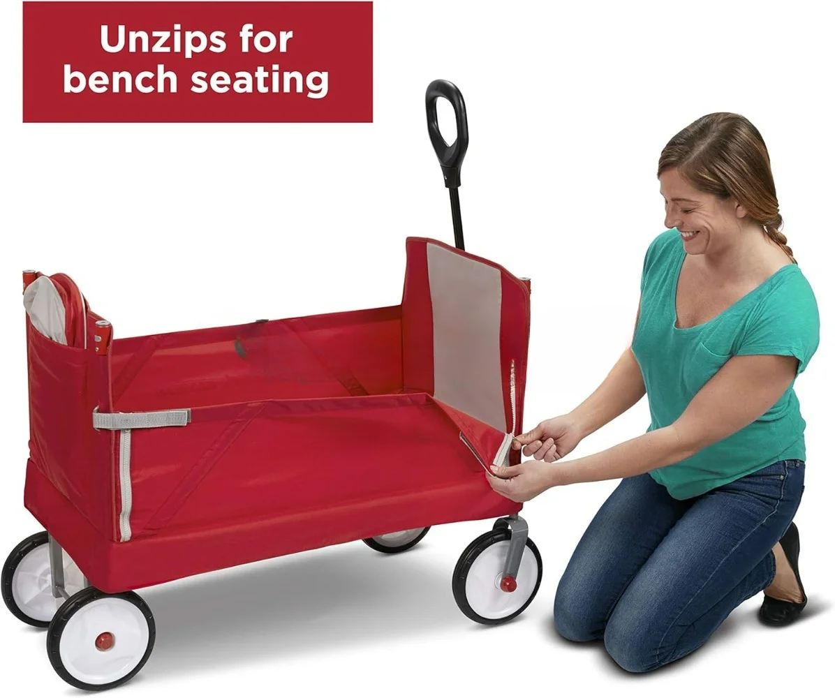3-In-1 EZ Folding, Outdoor Col - đánh giá và giá Kids Outdoor Wagon