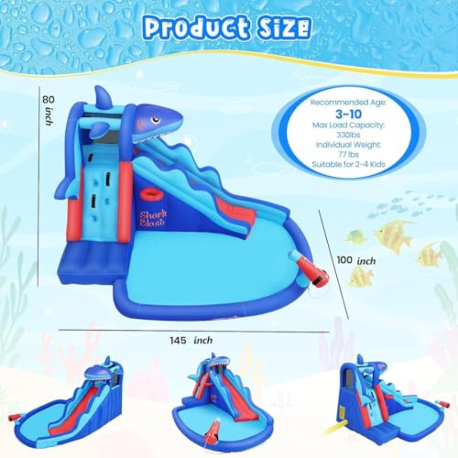Outdoor/Indoor inflatable wate - đánh giá và giá Kids Outdoor Inflatable Water Slide