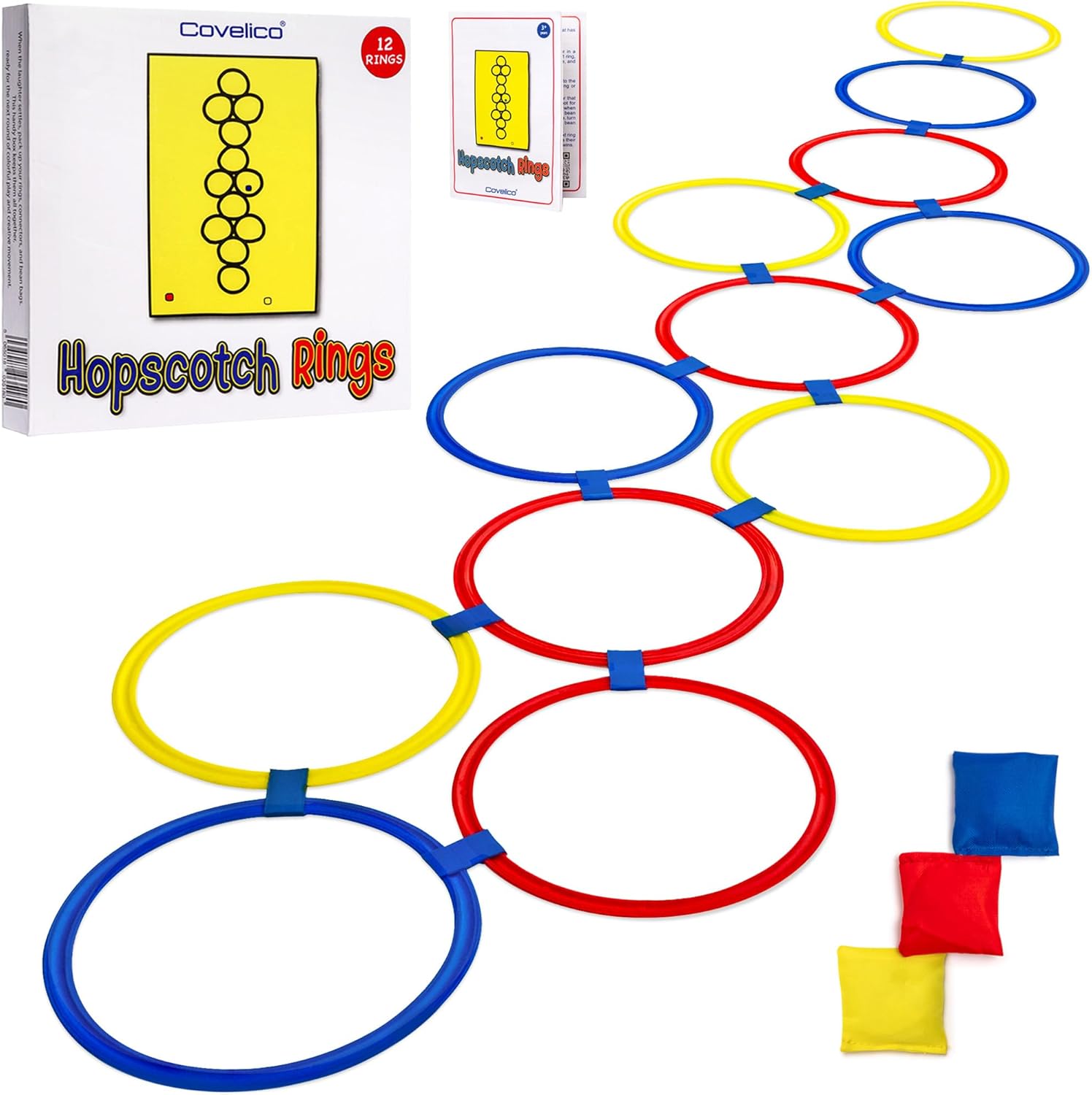 Hopscotch Rings, 12 x 11 Inch  - đánh giá và giá Kids Outdoor Bean Bag