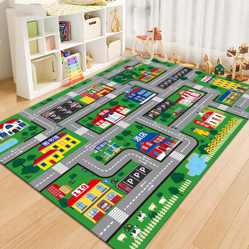 VIKAMA City Road Map Kids Play - đánh giá và giá Kids Outdoor Mat