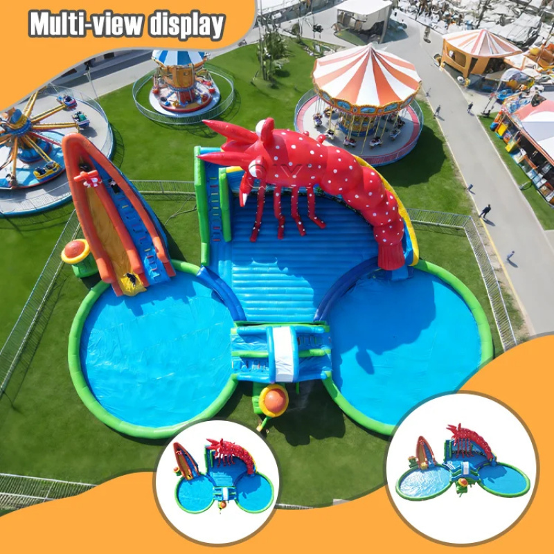 High Quality Commercial Grade  - đánh giá và giá Kids Outdoor Inflatable Water Slide