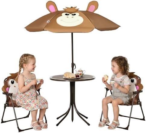Kids Table and Chair Set Picni - đánh giá và giá Kids Outdoor Umbrella Chair