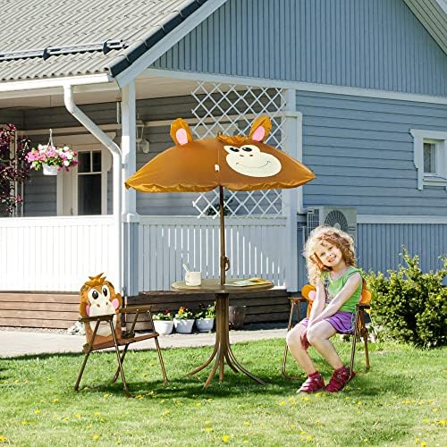 Kids Table and Chair Set Picni - đánh giá và giá Kids Outdoor Umbrella Chair