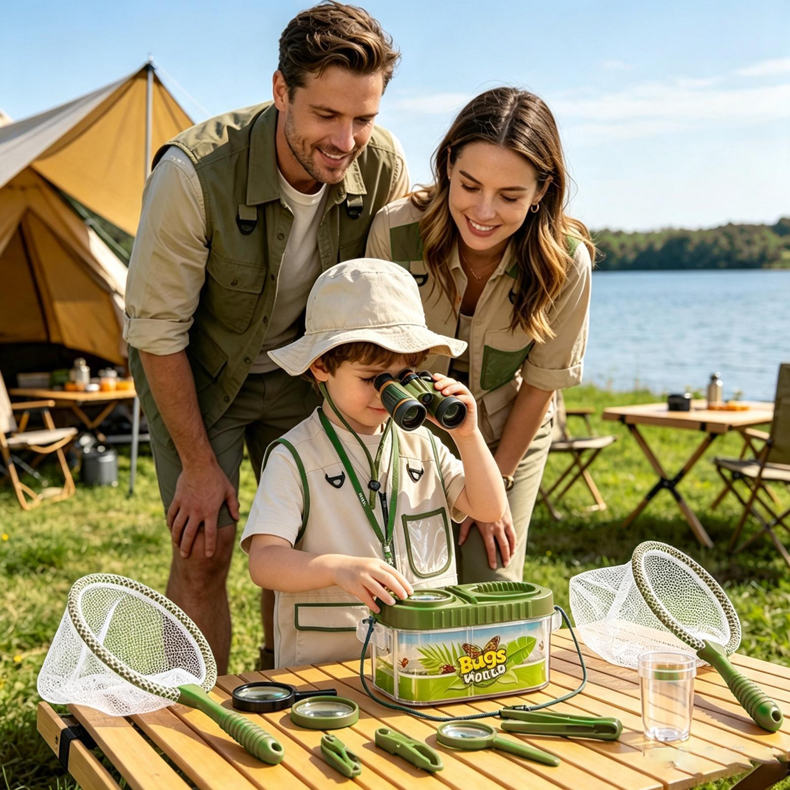 Kids Adventure Kit With Magnif - đánh giá và giá Kids Outdoor Explorer Kit