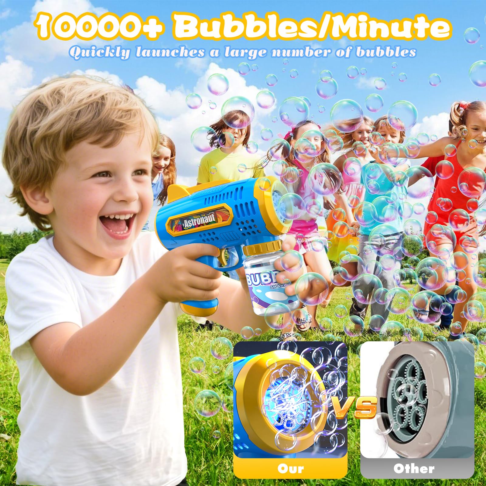 Bubble Gun, Automatic Bubble M - đánh giá và giá Kids Outdoor Wagon