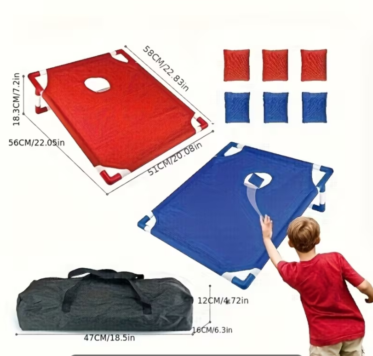 Corn Hole Game Set Includes 2  - đánh giá và giá Kids Outdoor Bean Bag