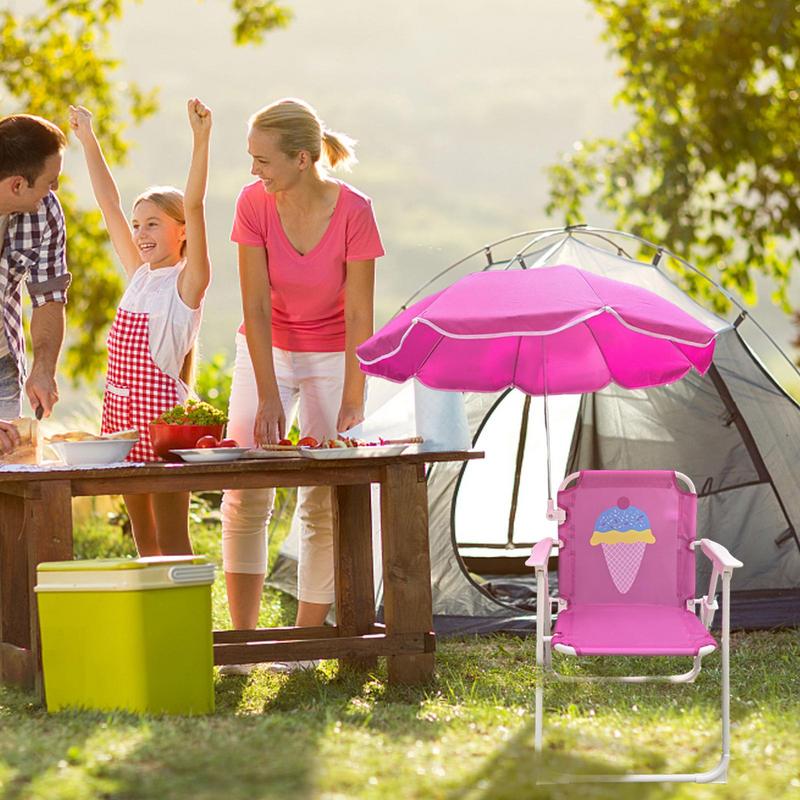 Kids Camping Chair with Outdoo - đánh giá và giá Kids Outdoor Umbrella Chair