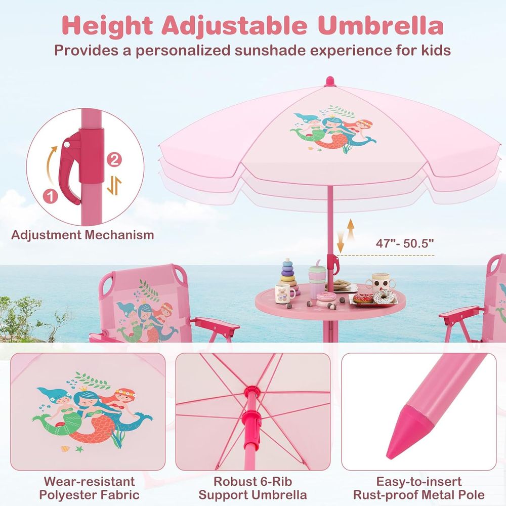 Kids Picnic Table, Kids Outdoo - đánh giá và giá Kids Outdoor Umbrella Chair