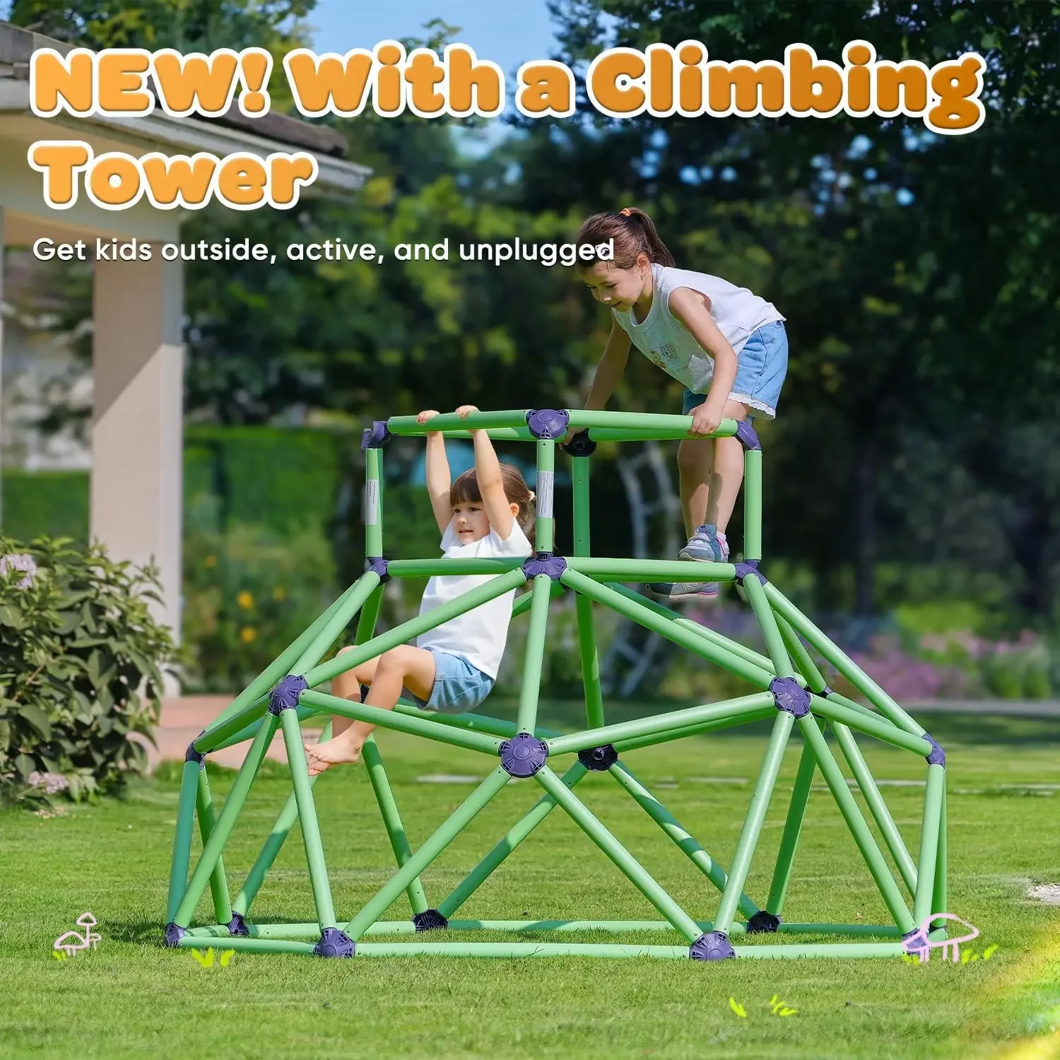 Zupapa Monkey Bars Climbing Do - đánh giá và giá Kids Outdoor Jungle Gym Dome