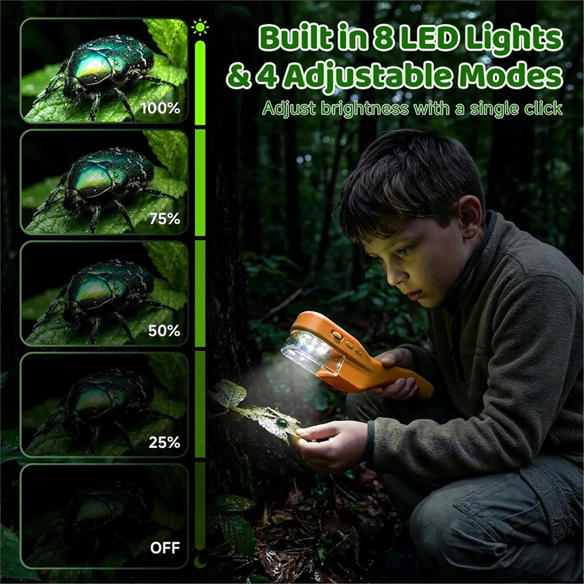 500X Handheld Microscope for K - đánh giá và giá Kids Outdoor Explorer Kit
