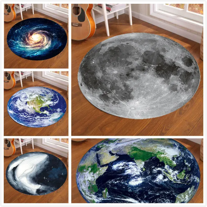 Galaxy Earth Moon Round Carpet - đánh giá và giá Kids Outdoor Mat