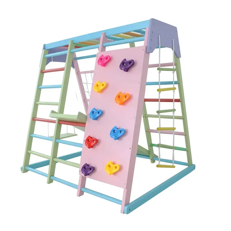 Kids Wooden Climbing Frame Ind - đánh giá và giá Kids Outdoor Climbing Equipment
