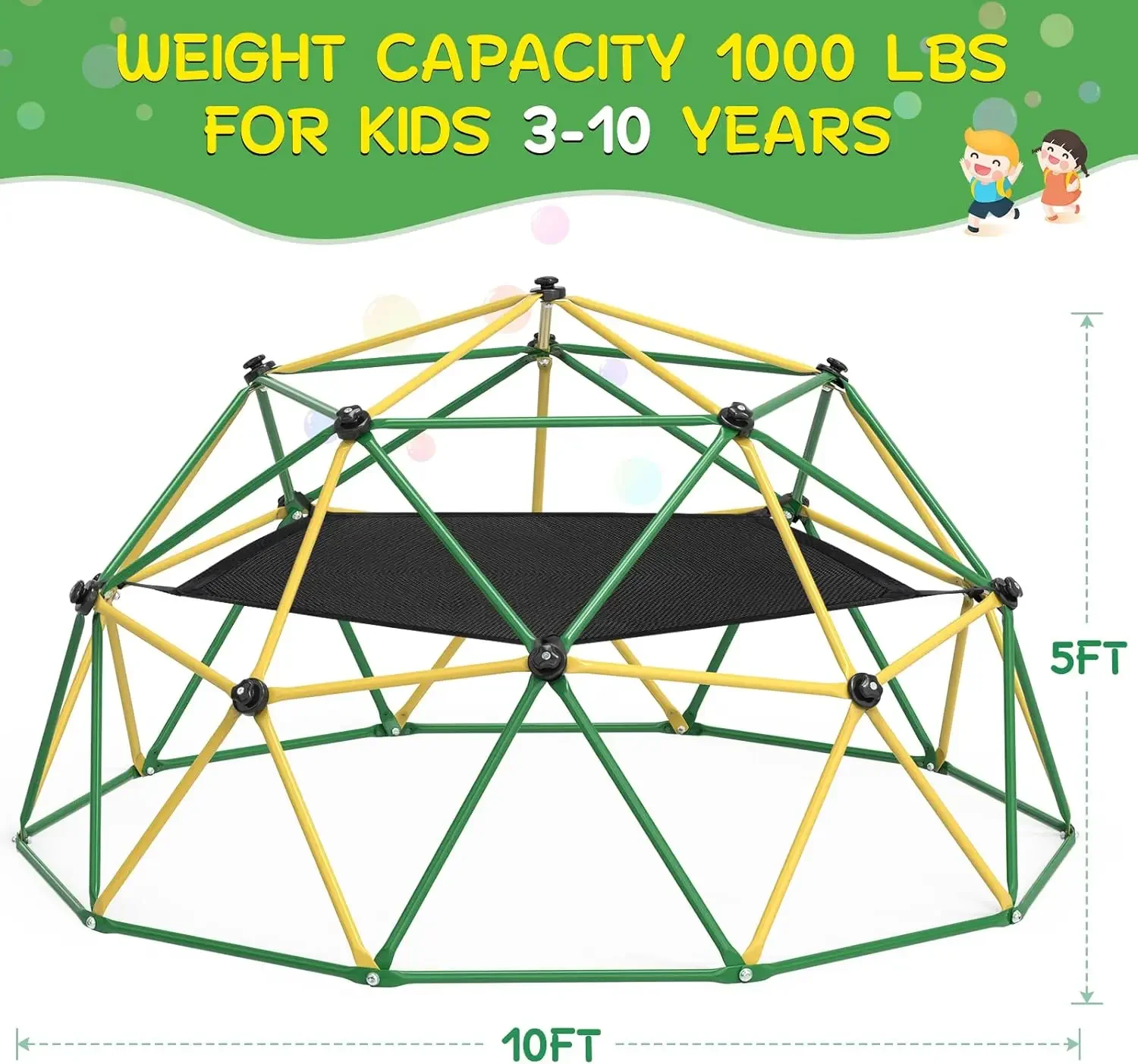 GIKPAL Climbing Dome, 10FT Dom - đánh giá và giá Kids Outdoor Jungle Gym Dome